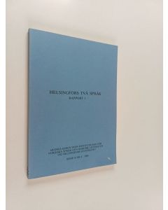 käytetty kirja Helsingfors två språk - rapport 1