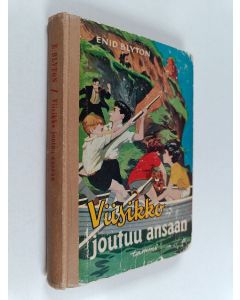 Kirjailijan Enid Blyton käytetty kirja Viisikko joutuu ansaan