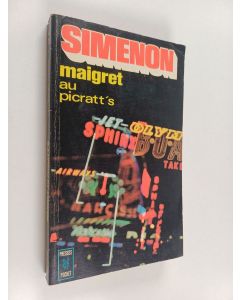 Kirjailijan Georges Simenon käytetty kirja Maigret au Picratt's