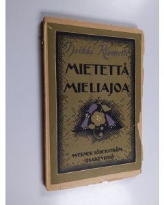Kirjailijan Heikki Klemetti käytetty kirja Mietettä, mielialoja