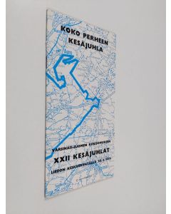 käytetty teos Varsinais-Suomen Kokoomuksen XXII kesäjuhlat Liedon keskuskentällä 20.6.1976