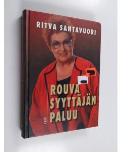 Kirjailijan Ritva Santavuori käytetty kirja Rouva syyttäjän paluu