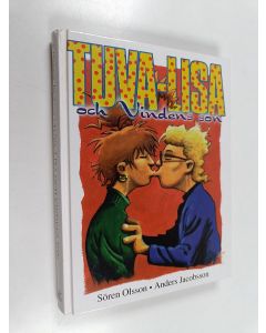 Kirjailijan Sören Olsson käytetty kirja Tuva-Lisa och Vindens son