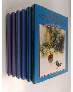 Kirjailijan H.C. ym. Andersen käytetty kirja Kodin satuaarteet 1-6 : Lumikuningatar (Andersenin satuja); Peukaloinen (Grimmin satuja) ;  Kissa viirusilmä (slaavilaisia satuja) ; Laulava viulu (mustalaissatuja); Lentävä matto (itämaisia satuja) ; Taikamyll