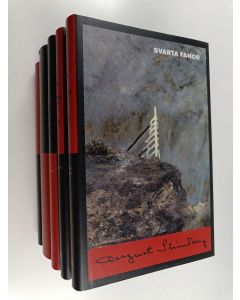 Kirjailijan August Strindberg käytetty teos Strindberg-box : Giftas ; Tjänstekvinnans son ; En dåres försvarstal ; Inferno ; Svarta fanor