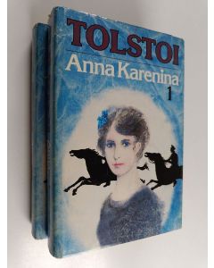 Kirjailijan Leo Tolstoi käytetty kirja Anna Karenina 1-2