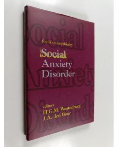 käytetty kirja Social anxiety disorder