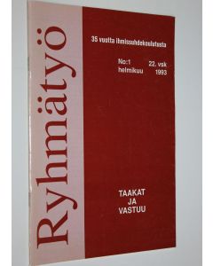 käytetty teos Ryhmätyö-lehti nro 1/1993