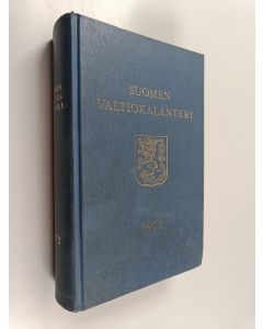 käytetty kirja Suomen valtiokalenteri karkausvuosi 1972