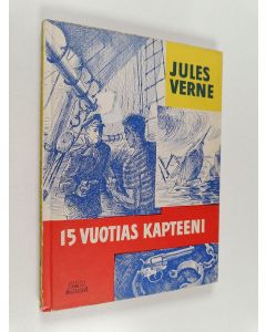 Kirjailijan Jules Verne käytetty kirja 15 vuotias kapteeni