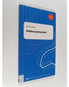 Kirjailijan Kari Välimäki käytetty kirja Kakkua jaettavaksi