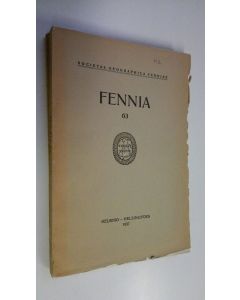 käytetty kirja Fennia 63 (lukematon)