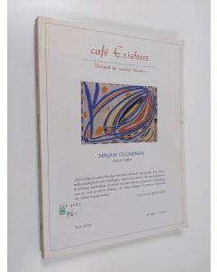 Kirjailijan Tuva Korsström käytetty kirja Café Existens 4/1992