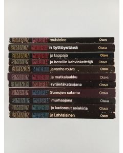 Kirjailijan Georges Simenon käytetty kirja Maigret -setti (11 kirjaa) : Maigret muistelee ; Maigret ja latvialainen ; Maigret murhaajana ; Maigret ja kadonnut asiakirja ; Sumujen satama ; Maigret syrjästäkatsojana ; Maigret ja hotellin kahvinkeittäjä ; Ma