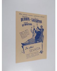 uusi teos Se alkoi Eevasta - Det började med Eva ; elokuvamainos
