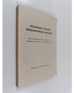 Kirjailijan Herman Hultin käytetty kirja Helsingin pitäjän seurakunnan historia