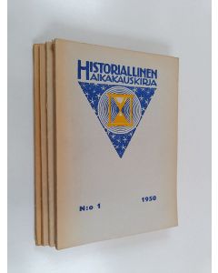 käytetty kirja Historiallinen aikakauskirja vuosikerta 1950 (1-4)