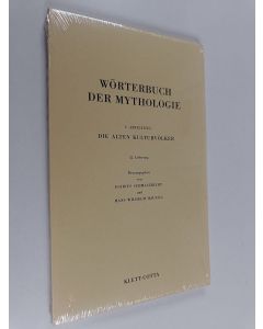 Kirjailijan Juha Pentikäinen käytetty kirja Wörterbuch der Mythologie, 1. Abt : Die alten Kulturvölker