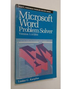 Kirjailijan Lester C. Karplus käytetty kirja Microsoft Word Problem Solver