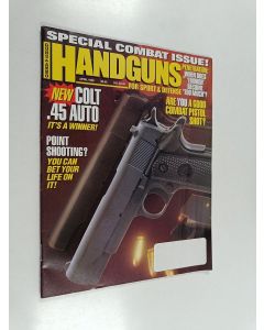 käytetty teos Handguns for sport & defence april 1992