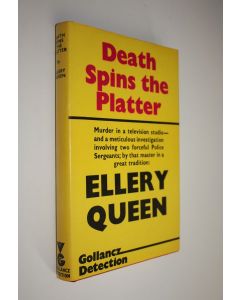 Kirjailijan Ellery Queen käytetty kirja Death Spins the Platterr (ERINOMAINEN)