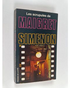 Kirjailijan Georges Simenon käytetty kirja Les scrupules de Maigret