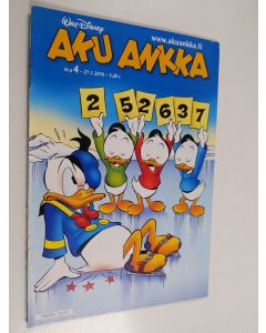 käytetty teos Aku Ankka N:o 4/2016