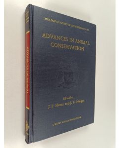 Kirjailijan J. P. Hearn & J. K. Hodges käytetty kirja Advances in animal conservation : the proceedings of a symposium held at the zoological society of london on 31st may and 1st june 1984