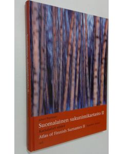 Kirjailijan Juhani Pöyhönen käytetty kirja Suomalainen sukunimikartasto = Atlas of Finnish surnames 2, Karjalassa esiintyneet nimet = Karelian names