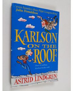 Kirjailijan Astrid Lindgren käytetty kirja Karlson on the Roof