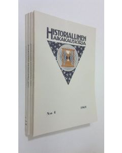 käytetty kirja Historiallinen aikakauskirja 1-4/1969 (vuosikerta)
