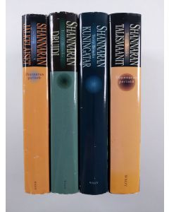 Kirjailijan Terry Brooks käytetty kirja Shannaran perintö (4 kirjaa) : Shannaran jälkeläiset ; Shannaran druidi ; Shannaran kuningatar ; Shannaran talismaanit