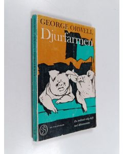 Kirjailijan George Orwell käytetty kirja Djurfarmen