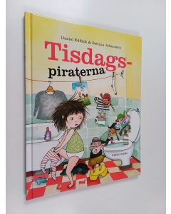 Kirjailijan Daniel Edfeldt käytetty kirja Tisdagspiraterna