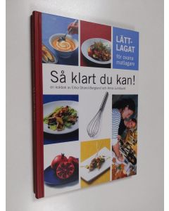 Kirjailijan Erika Strand-Berglund käytetty kirja Så klart du kan! : [lättlagat för ovana matlagare] : [en kokbok]