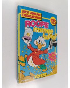 Kirjailijan Walt Disney käytetty kirja Roope menee lujaa!