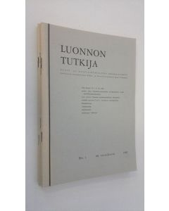 käytetty teos Luonnon tutkija vuosikerta 1962