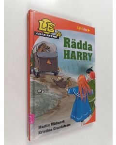 Kirjailijan Martin Widmark käytetty kirja Rädda Harry!