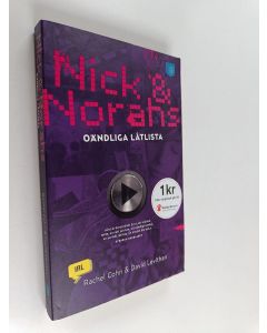 Kirjailijan Rachel Cohn käytetty kirja Nick & Norahs oändliga låtlista