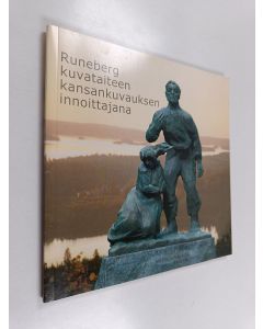 Kirjailijan Marjo-Riitta Simpanen käytetty kirja Runeberg kuvataiteen kansankuvauksen innoittajana : näyttely Saarijärven museossa 16.6.-12.9.2004