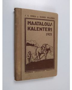 käytetty kirja Maatalouskalenteri 1921