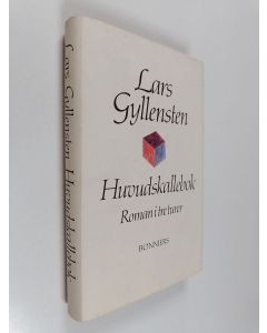 Kirjailijan Lars Gyllensten käytetty kirja Huvudskallebok : roman i tre turer