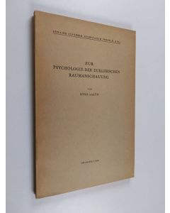 Kirjailijan Osto Aalto käytetty kirja Zur psychologie der euklidischen raumanschaung