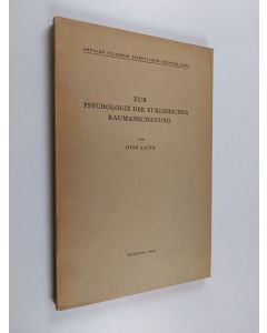Kirjailijan Osto Aalto käytetty kirja Zur psychologie der euklidischen raumanschaung