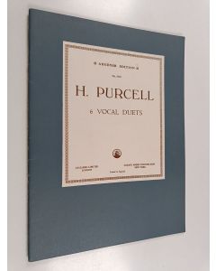 Kirjailijan Henry Purcell käytetty teos 6 Vocal Duets