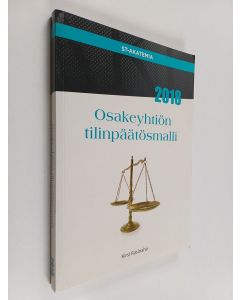 käytetty kirja Osakeyhtiön tilinpäätösmalli 2018
