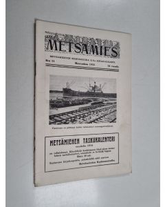 käytetty teos Metsämies 11/1933