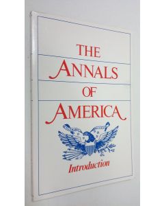 käytetty kirja The Annals of America : introduction