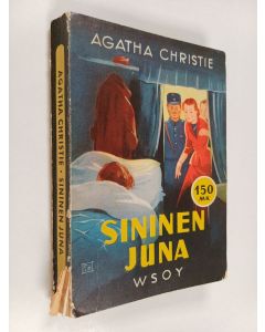 Kirjailijan Agatha Christie käytetty kirja Sininen juna