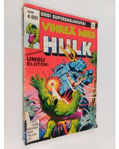 käytetty teos Vihreä mies Hulk 2/1982